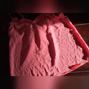 1. State Coral Sleeveless Blouse